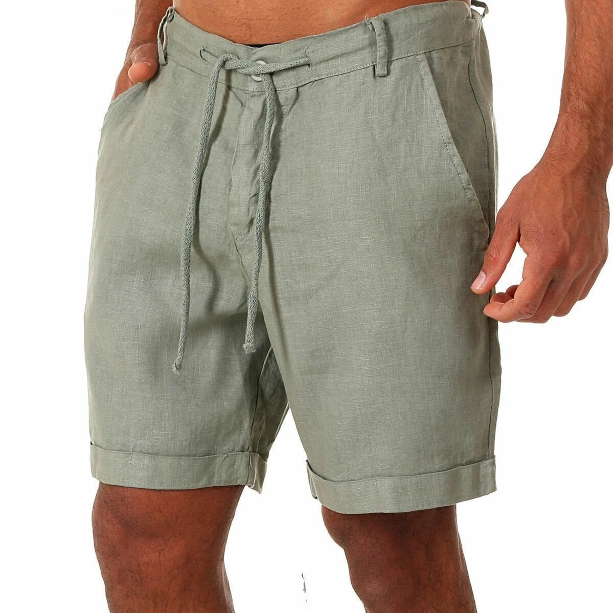 Wholesale Bulk Blank Solid Color Fashion Casual Work Dress Mens Shorts