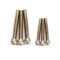 Custom Chicago Screw  Black Guitar Pegs Saddle Intonation Stainless Steel Fasteners for Guitar