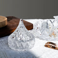 Water Drop Shape Fashion Design Glass Candy Mug Candy Bowl Custom Candy Mug