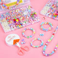JC 24 Grids Diy Bead Accessories Box Beading Kit for Jewelry Making Colorful Different Shapes Acrylic Bracelet Beads Kit