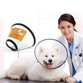 Adjustable Anti Bite Pet Recovery Cone Collar Elizabethan Collar for Pet Dogs Cats