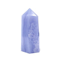 Diy Natural Crystals Healing Stones Aura Quartz Tower Blue Lace Agate Angela Aura Crystal Point Folk Crafts