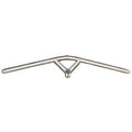 Factory Custom Titanium Alloy Gr.9 Ti3Al2.5V Flat Handlebar for Road Bicycles 29.5mm Silver