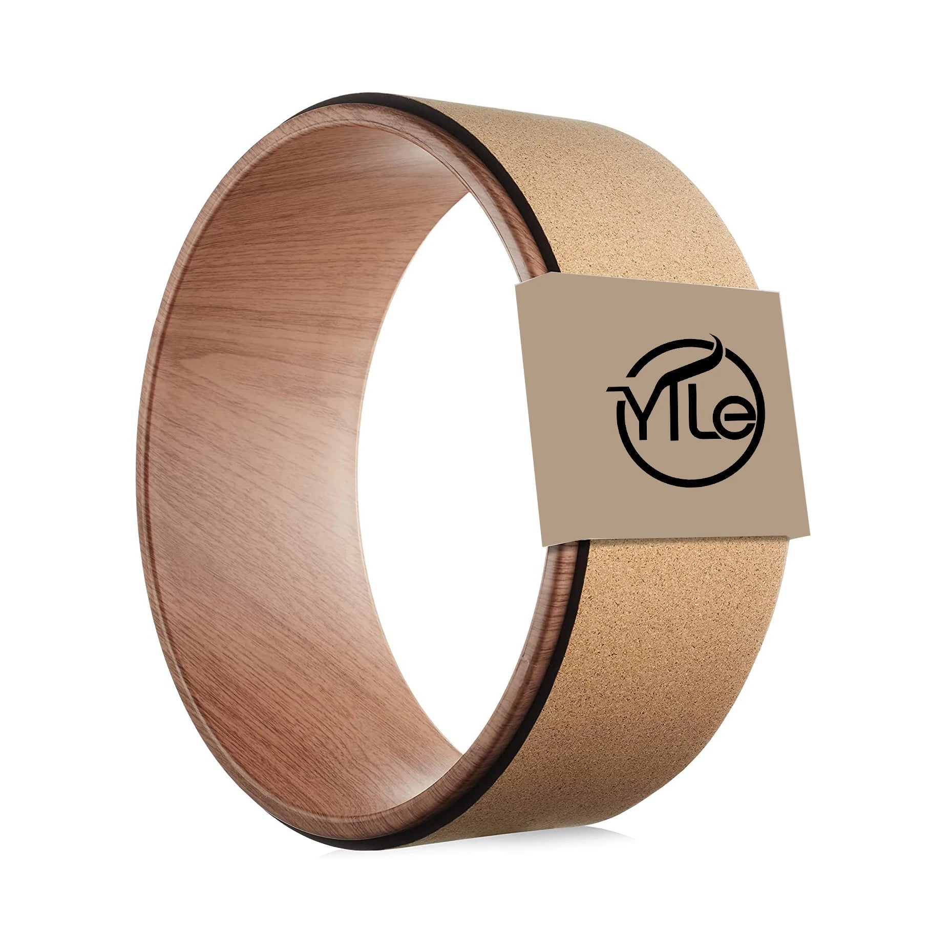 Natural Cork Custom logo Eco Yoga Wheel Back Stretch Wholesale