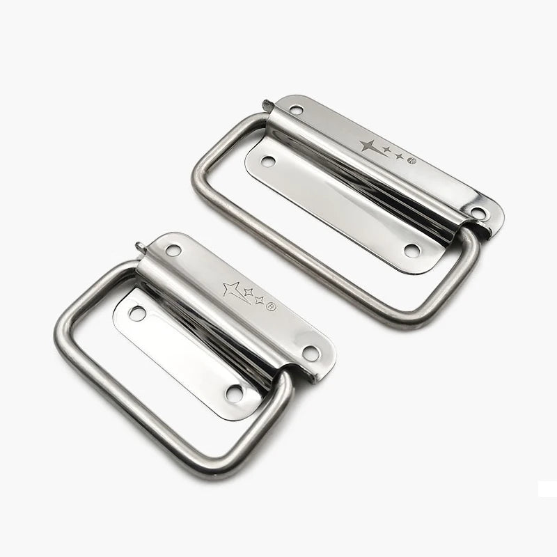 JY-1228-2 Stainless Steel201 Spring Folding Activity Handle for Kitchen Toolboxes Cabinets Drawers-Industrial Design Hardware