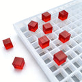 4.5ml Square Cavity Eco-Friendly Silicone Fondant Candy Chocolate Gummy Mold with Easy Demould Feature