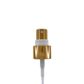 20/410 Aluminum Shiny Gold Fine Mist Sprayer Pump Free Sample Spray Bottle Pump Sprayer Perfume Pump