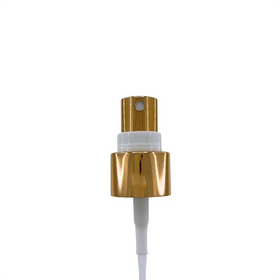 20/410 Aluminum Shiny Gold Fine Mist Sprayer Pump Free Sample Spray Bottle Pump Sprayer Perfume Pump