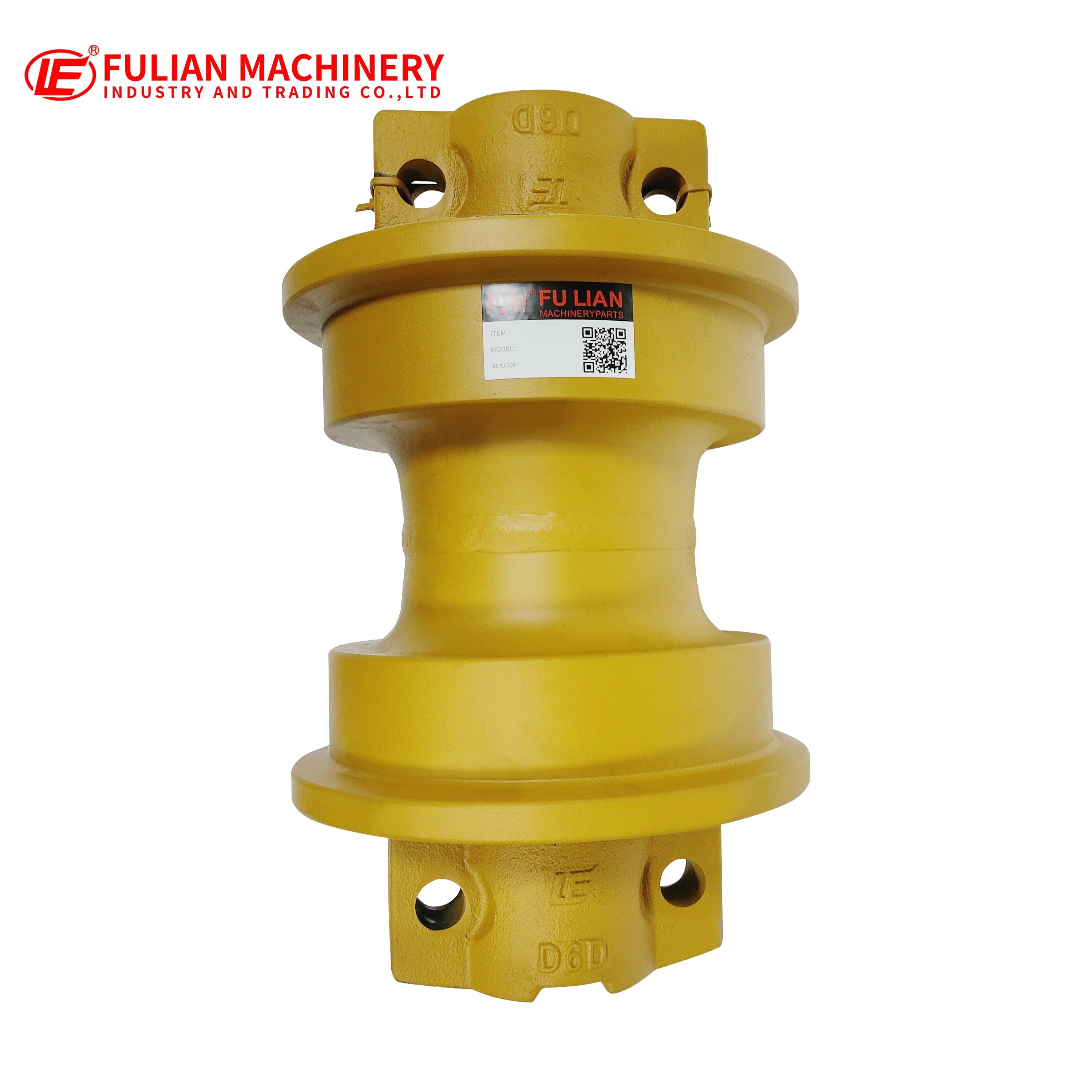 Bulldozer Crawler Dozer Undercarriage Parts Bottom Track Roller for Caterpillar D6R Single Flange Lower Roller