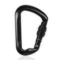 CLIWIZ 30kN Screw Locking Muti-Function Outdoor Climbing Carabiner Rescue Quick Heavy Duty Hook D Ring Carabiner With UIAA/CE