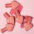Cute Vegan Heart-Shaped Liquid Blusher Long-Lasting Waterproof 3-in-1 Wholesale Liquid Heart Blush  Private Label for Woman