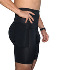 Mens Boxers Underwear Black Padded Butt Enhancer Booty Booster Molded Boyshort Knitted Anti-Static S-6XL