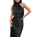 2026 New Arrival Asymmetrical Women Dress  Sleeveless Elegant Long Dresses
