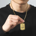 Factory Wholesale Jewelry Stainless Steel Islamic Jewelry Vacuum Plating Muslim Arabic Necklaces