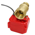 Free Sample DN20 Carbon Steel External Thread Miniature Electric Drainage Two-way Ball Valve OEM Water