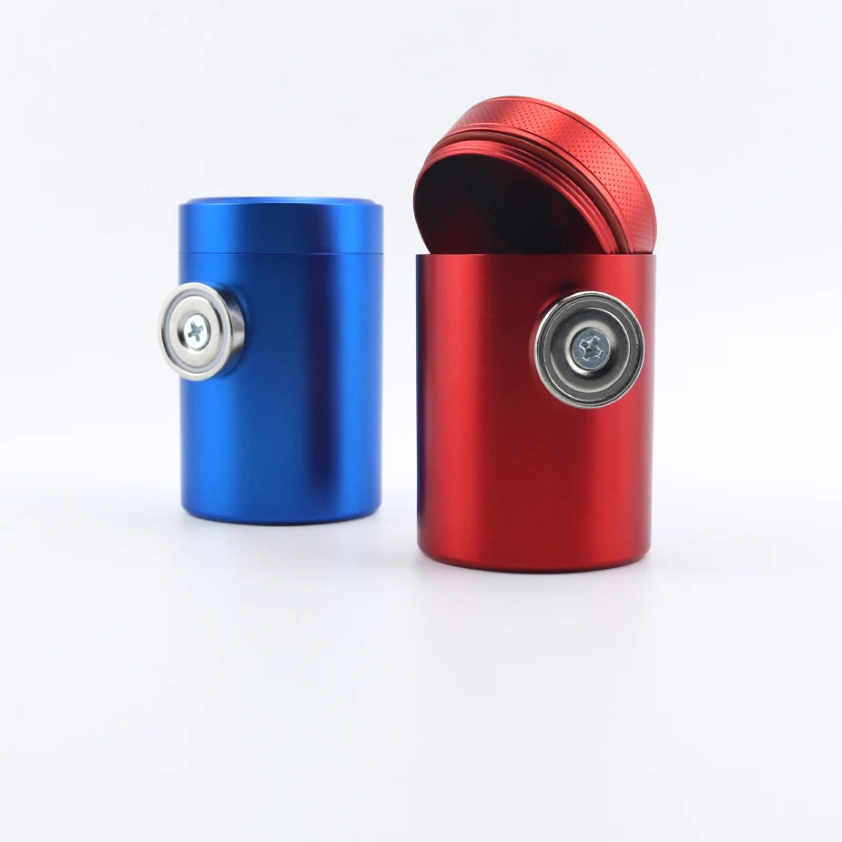 Refillable Durable 100ml Magnetic Fix to Fridge Creams Lotion Cosmetics Storage Aluminum Jars