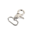 Wholesale Snap Hook 1 Inch Silver Metal Rings Split Key Ring Dog Leash Hook Handbag Hardware Acceptable Customization