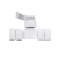10mm 4 Pin T Shape  Solderless Connector 5050 Rgb Led Strip Light  Connector Terminal