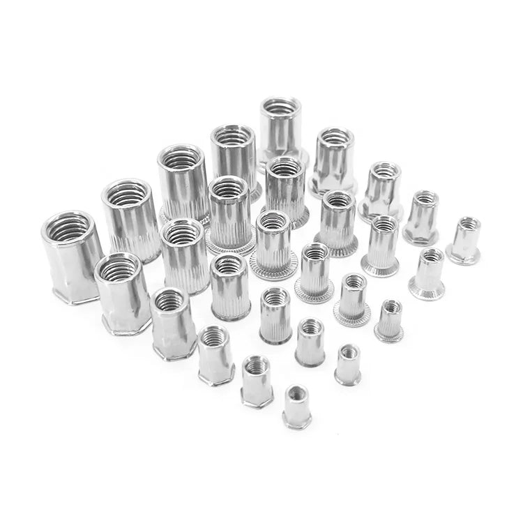 M3 M4 M5 M6 M8 Stainless Steel Rivet Nuts Hollow Rivet Nut Flat Head Rivet Nuts Rivnut