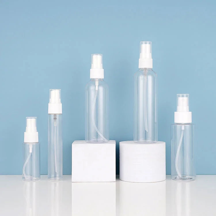 Wholesale 10ml-200ml Empty Cosmetic PET Mist Perfume Lotion Aerosol Spray Bottles Pump Recyclable