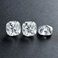 Cushion Shape 4.0mm ~ 10.0mm Synthetic Gemstone Wholesale Price D White Color VVS Moissanite Diamond