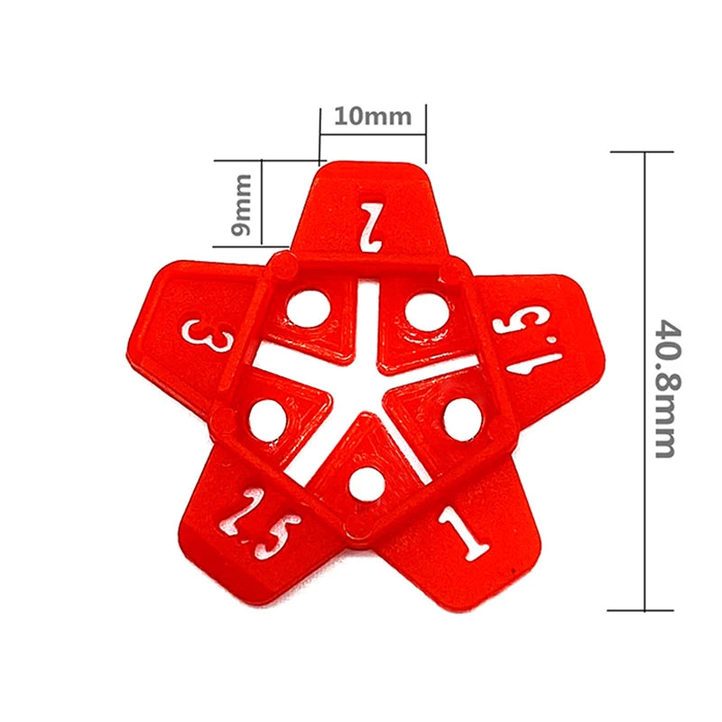 Star Multifunction Tile Clips Five Size Spacers Tile Leveling System Tiling ToolTiles Accessories