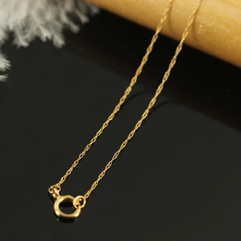 Real 14K Gold Filled Finished Chain Wholesale US Imported Jewelry Necklace Gold Chain