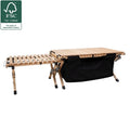 Integrated Wooden Camping Pine Table Outdoor Folding Picnic Table