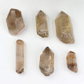 CHUSE Wholesale Natural Rutilated Quartz Rough Raw Crystals Gemstone Golden Rutile Rough Point Healing Stones