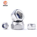 DIN985 M3-M36 316 304 18-8 Stainless Steel Hex Nylon Lock Nut