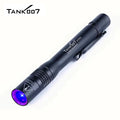 Tank007 Pocket 365nm UV Flash Light Portable EDC Fluorescent Detection Medical Flashlight Aluminum Blacklight Torch Linterna LED