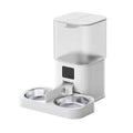OEM Intelligent 2-in-1 Electric Pet Feeder Smart Food Water Dispenser for Dogs Cats Automatic Small Animal Pet Feeder Plastic