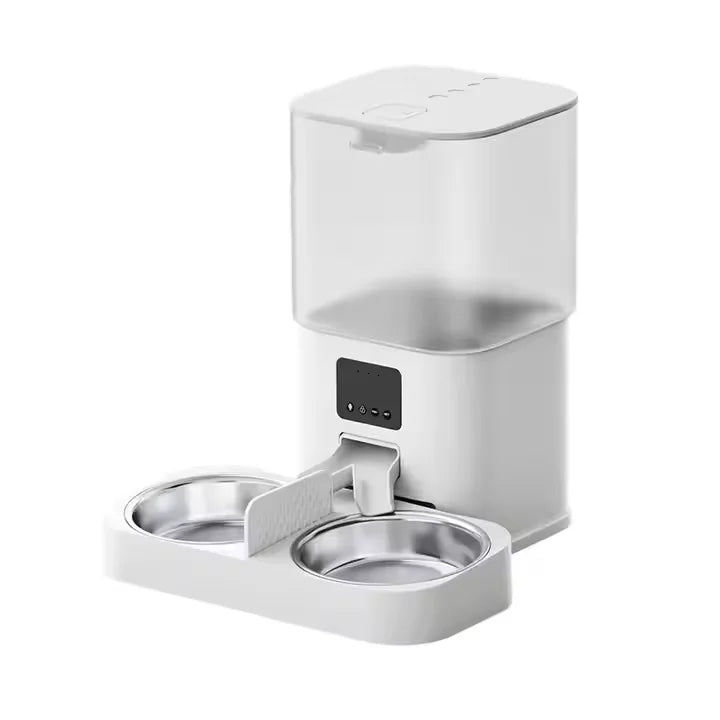 OEM Intelligent 2-in-1 Electric Pet Feeder Smart Food Water Dispenser for Dogs Cats Automatic Small Animal Pet Feeder Plastic
