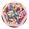 Wholesale Jewelry DIY Spacer Bead Charms Rose Flower Clay Beads for Bracelet Making