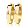 316L Stainless Steel Jewelry Wholesale Big Gold Hoop Earrings