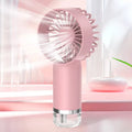 Portable Mini Fan Handheld Rechargeable 3 Speed Level Usb Charging Capabilities Mini Water Mist Hand Fan for Outdoor Sports