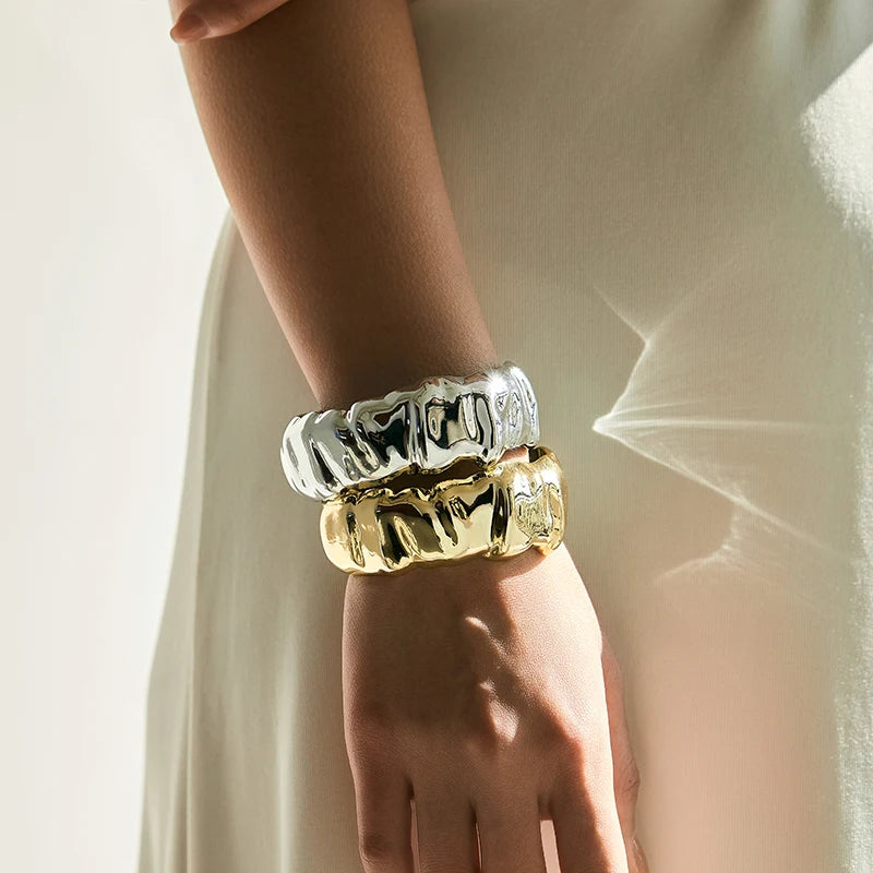 2025 Hot Selling New Design Bohemian Style Acrylic Resin & Lucite Fashion Cuff Bracelet for Women Gift ORNAPEADIA Party