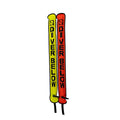 High Visibility Close Bottom Surface Marker Buoy (SMB) for Scuba Diving Safety Diver Below Marker