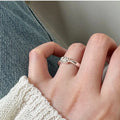 Fine Jewelry Minimalist Jewelry Stacking Beaded Closed Ring 925 Sterling Silver Rings for Women