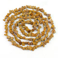 Wholesale Natural Yellow Wooden Jasper Chip Stone Beads Wood Gemstone Chips Beads for Woman Bracelets Making 5 - 8mm