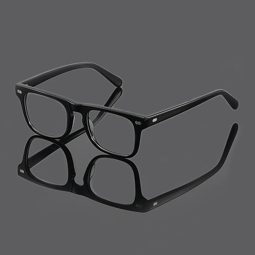 Wholesale Retro Designer Square Optical Acetate Eyewear Men Computer Blue Light Blocking Glasses Optical Eyeglasses Frames