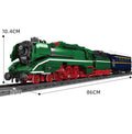 Mould King12007 Remote Control Train Building Block Motorized BR18 201 German Express Train Model Children Educational Gift