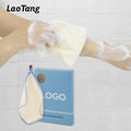 Quick Dry Dual Sided Exfoliating Nylon Face & Body Wash Cloth Exfoliating  Square Bath Cloth With Short Loop for Home Daily Use