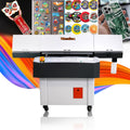 Worldcolor Easy Operate 9060 UV Flatbed Printer Use 3 Heads Eps I3200-U1 Inkjet Printer With Camera Scanning