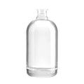 250ml 350ml 500ml Empty Clear Frosted Alcoholic Beverage Syrup Juice Kombucha Coffee Milk Boston Round Glass Bottles