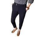 Wholesale Plus Size Men's Straight Mid Waist Slim Casual Business Formal Suit Pants