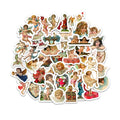 50pcs  Angel Stickers for Skateboard Laptop Guitar Kids Toys Sticker Cute Girl Series Waterproof Decals Sticker
