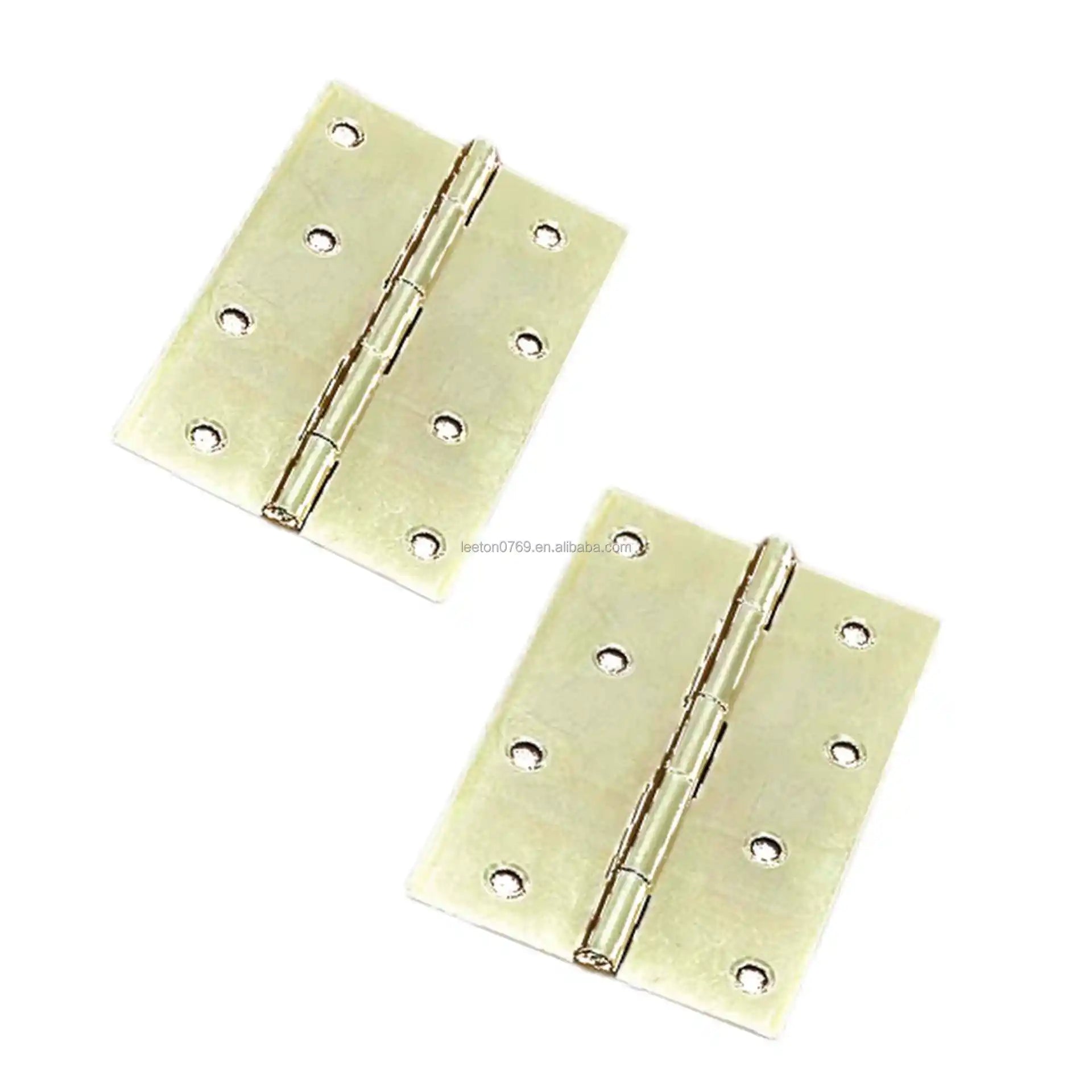 Stock Supply Box Accesslires 1.0inch 1.5inch 2inch 2.5inch3inch4inch Gold Metal Strong Butt Hinge