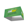 Ez Tube OEM Custom Printed Brand Logo Advertising Sign Foldable Portable Circle Trade Display Banner Hanging From Ceiling
