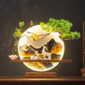 Zen Yoga Deer Shape Design Fragrance Incense Holder Ceramic Electricity Led Light Incense Burner for Home Decor